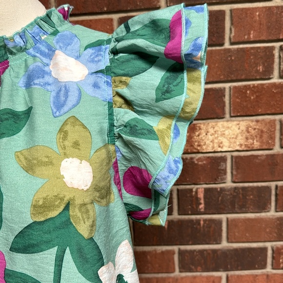 Entro Floral Ruffle Blouse - Picture 5 of 15